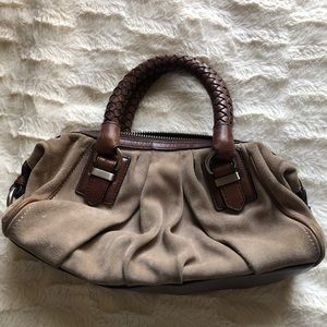 Banana republic suede bag